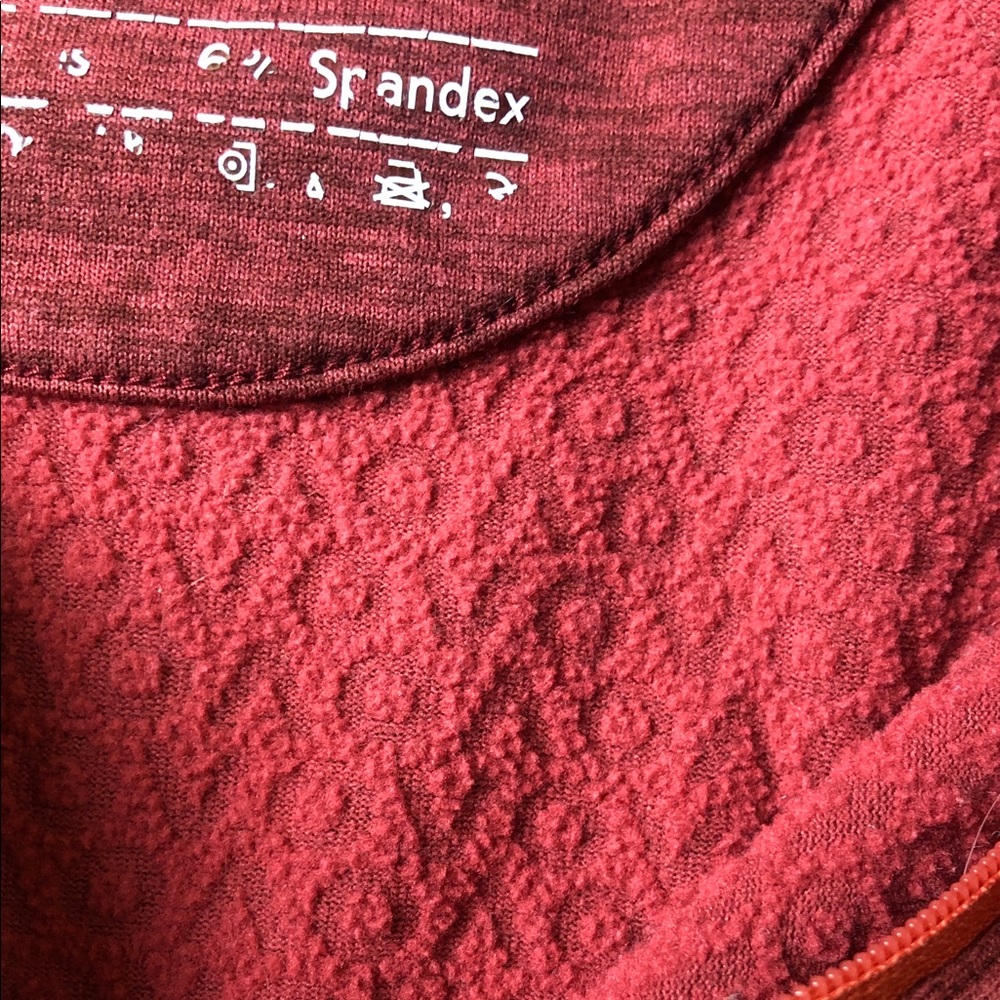 Outdoor Voices Rust Quarter-Zip‎ Top - Picture 3 of 4